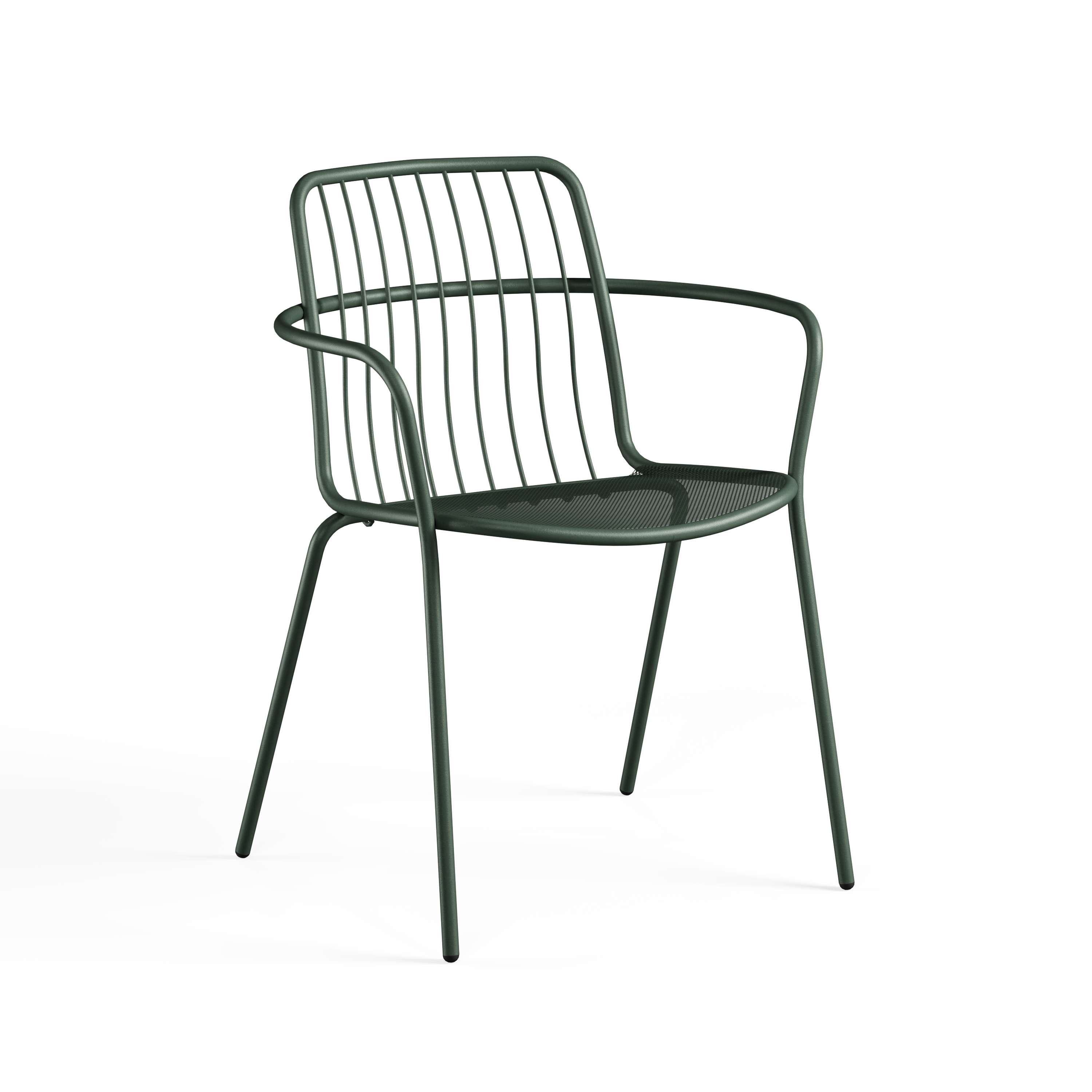 Alisea - hagestol med armlene, Dark Green