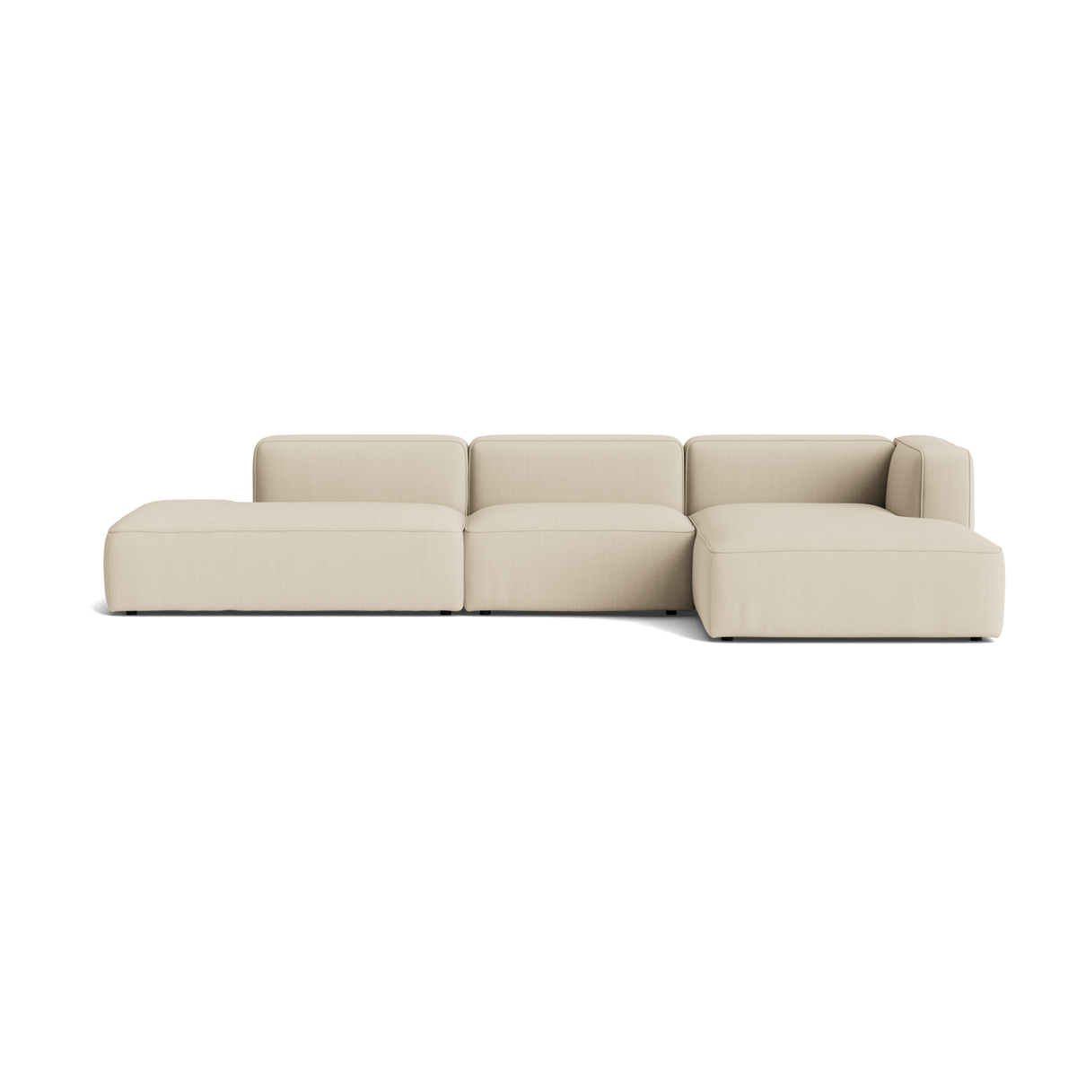 BASECAMP XL Open End - Høyre Chaiselongue, 3 moduler, 160x340cm
