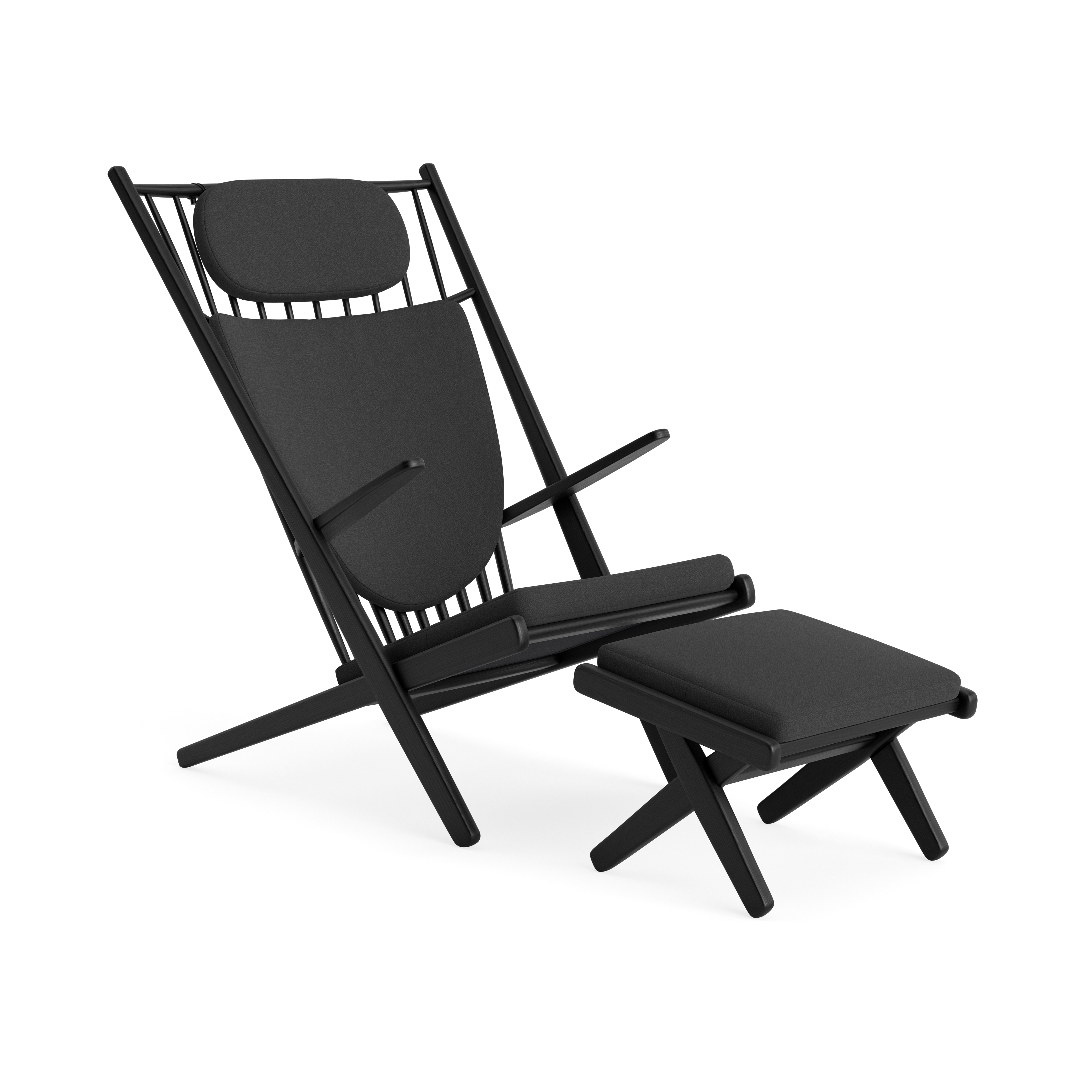 GOLIAT - Lenestol med krakk