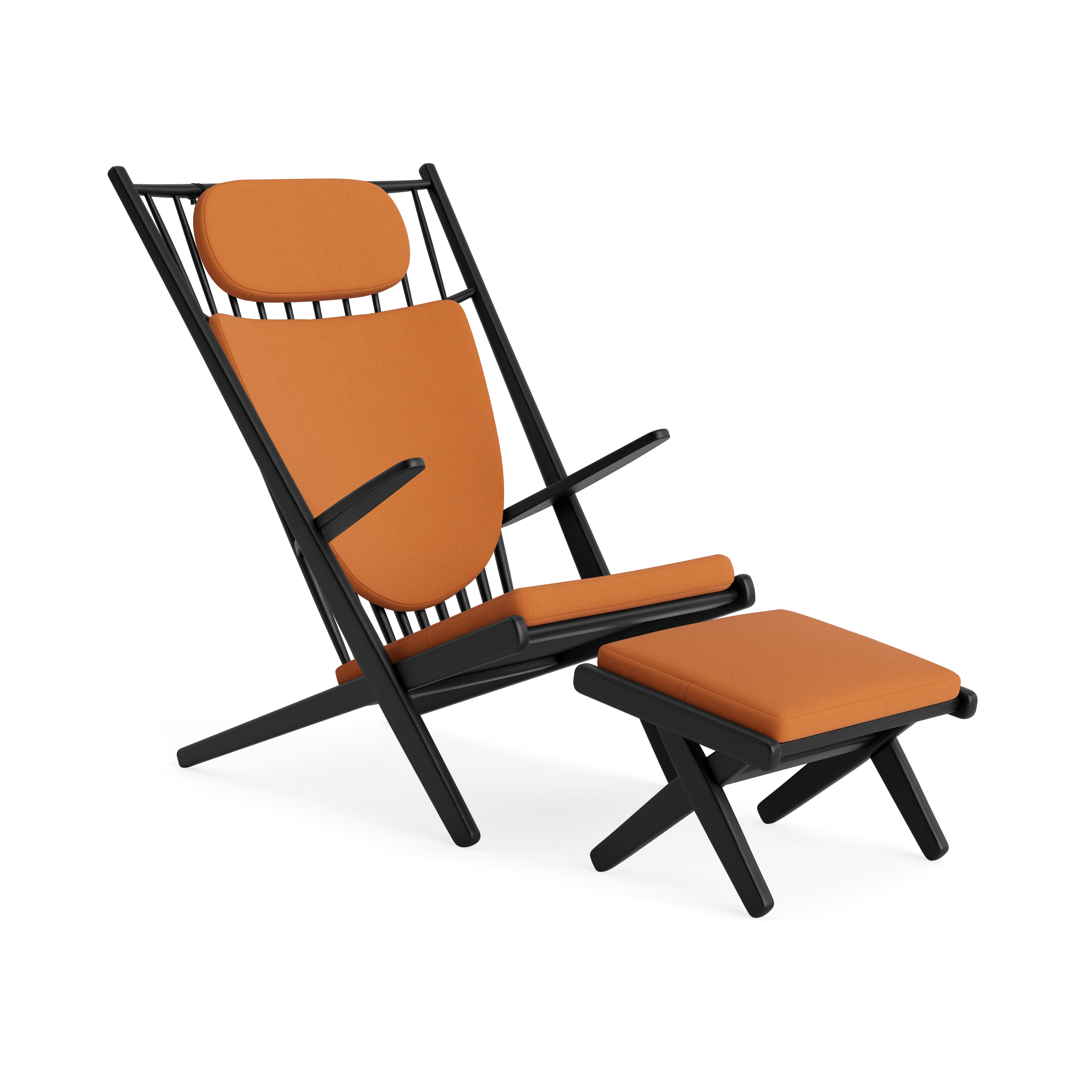 GOLIAT - Lenestol med krakk