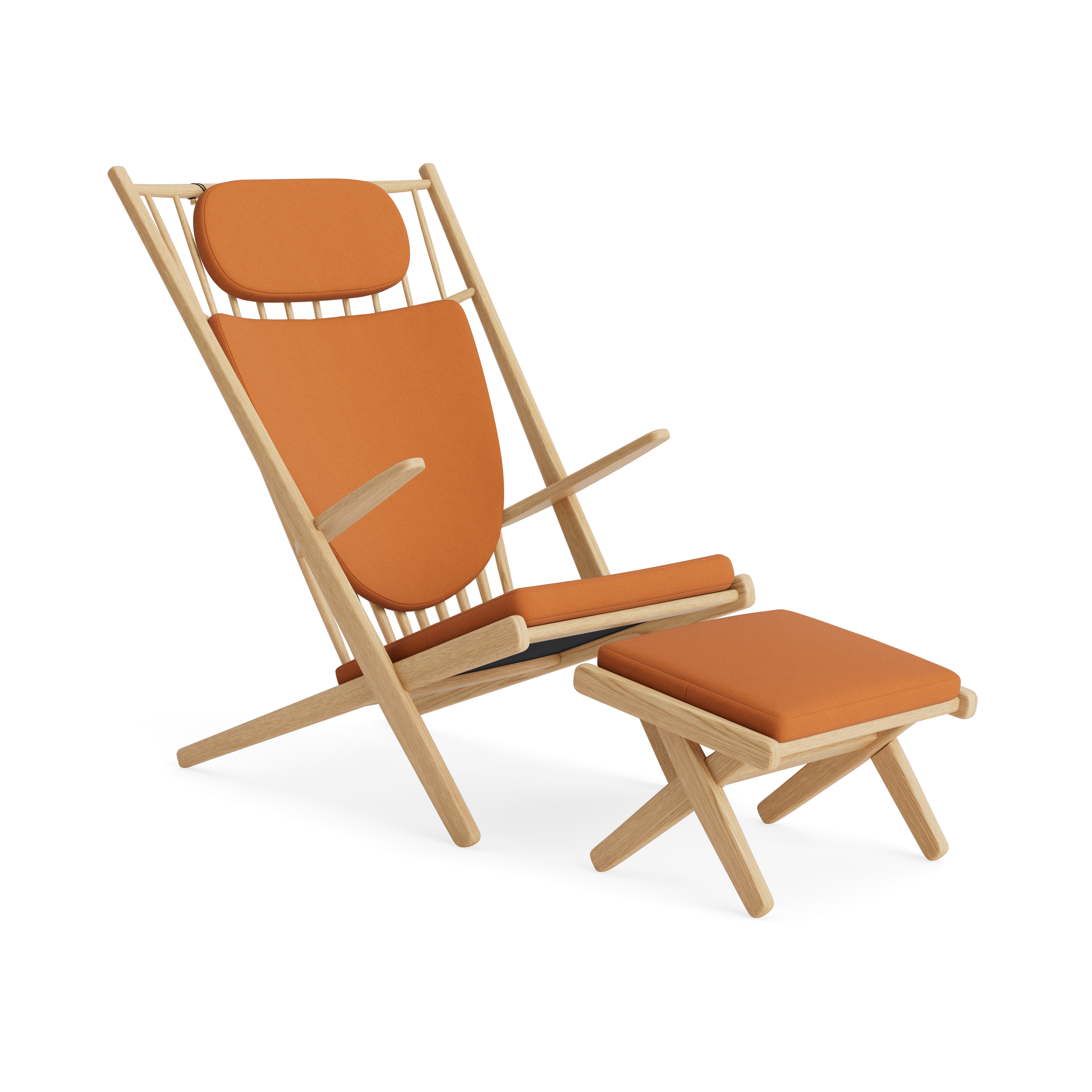 GOLIAT - Lenestol med krakk