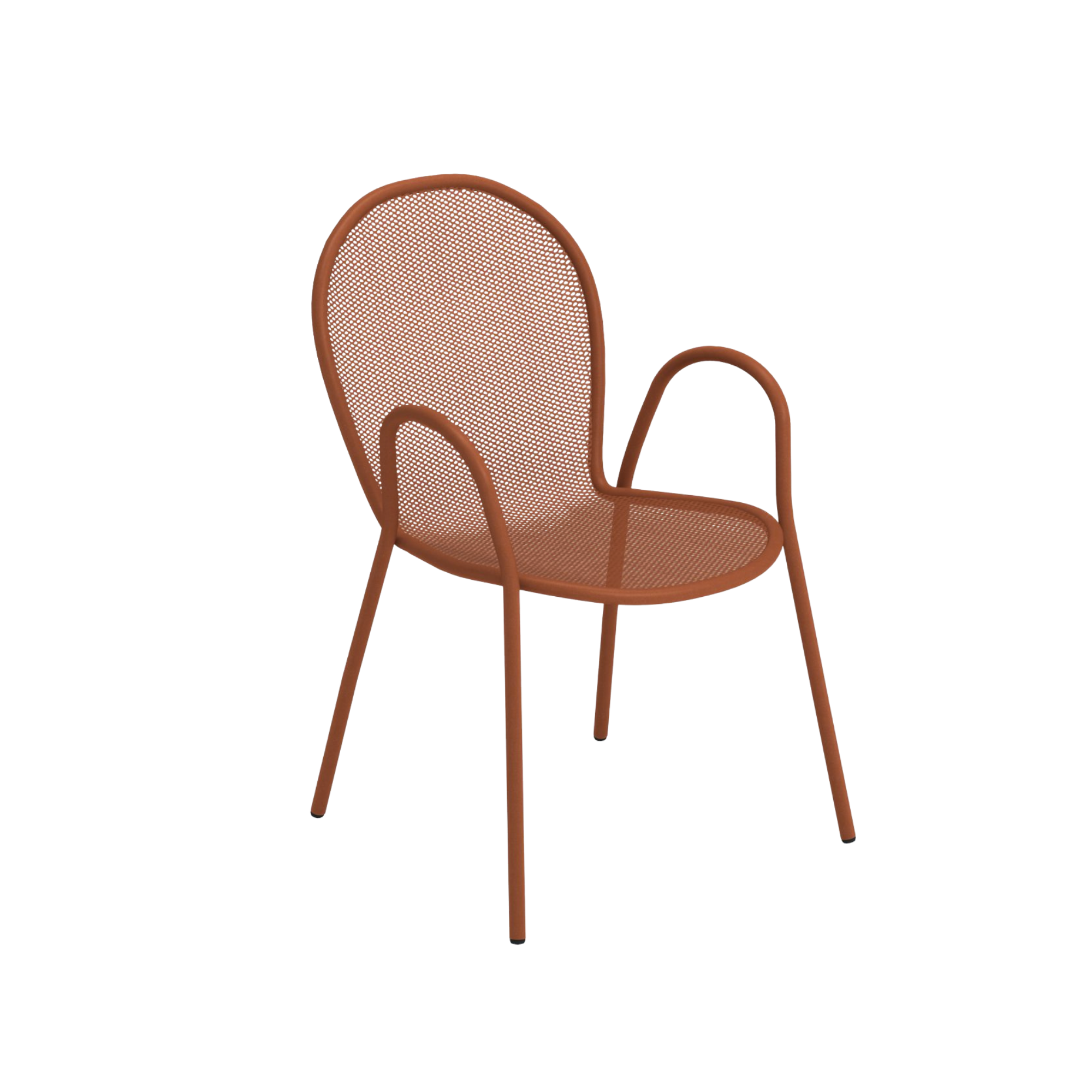 Ronda - hagestol med armlene, Terracotta
