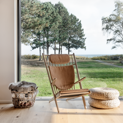 GOLIAT - Lenestol med krakk