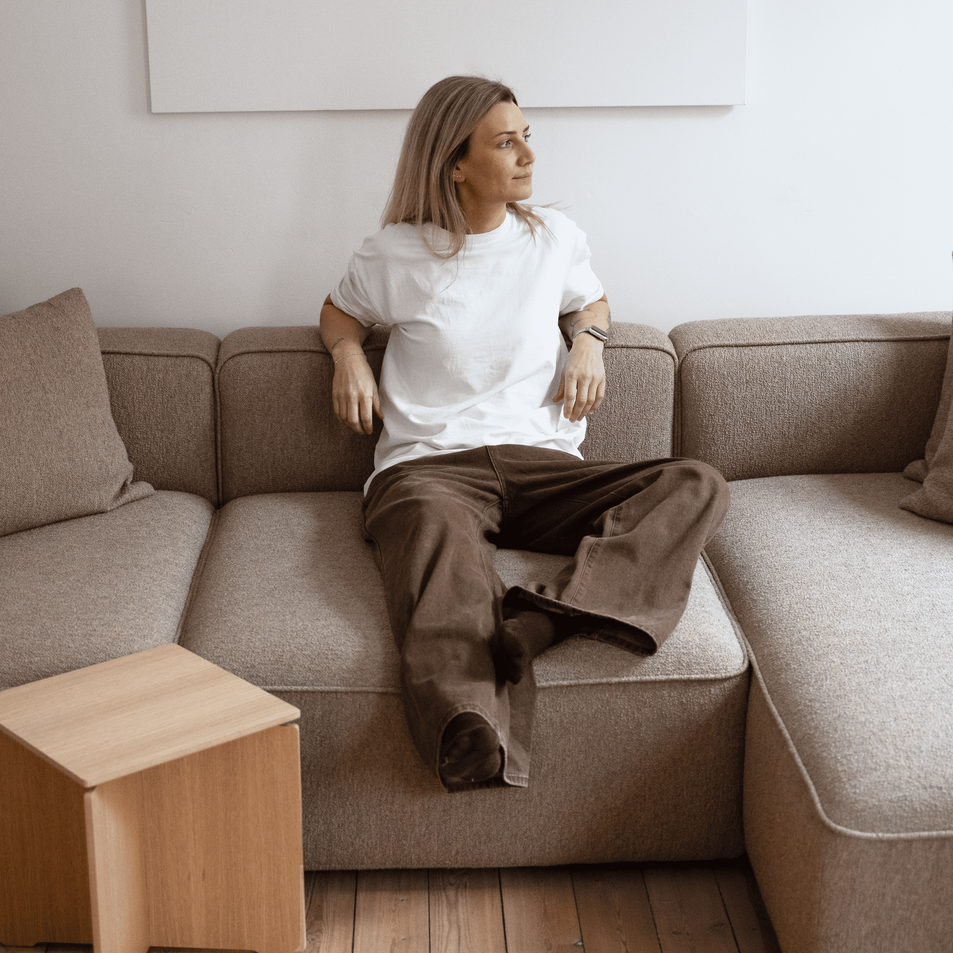 BASECAMP XL Deep Chaiselounge - Venstre Chaiselongue, 3 moduler, 160x310 cm