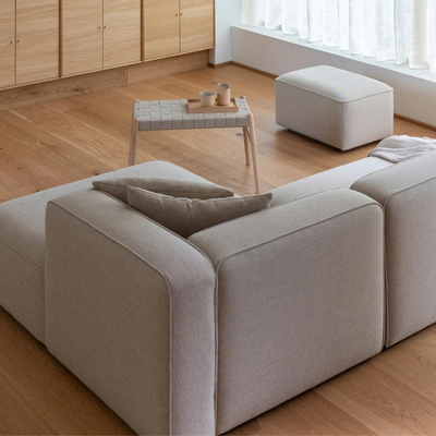 BASECAMP XL Small Open End - Venstre Chaiselongue, 2 moduler, 160x250cm
